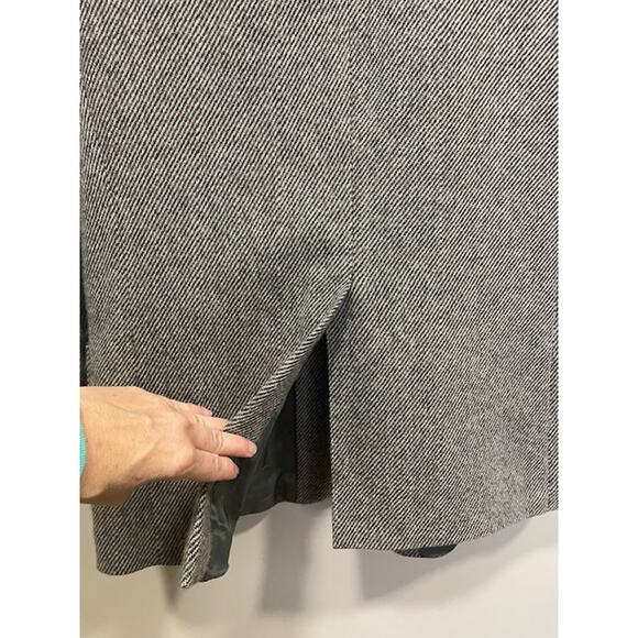 Vintage 100% Wool Gray Brown 40L Tweed Professional Blazer - Picture 12 of 12